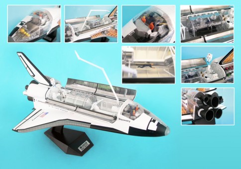 4D Vision Space Shuttle Cutaway Model 1/72 Scale