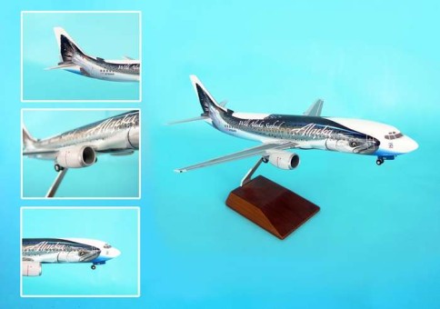 Alaska "SALMON" 737-400 W/GEAR