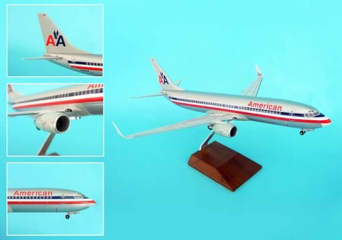 American 737-800 W/GEAR & Wood Stand