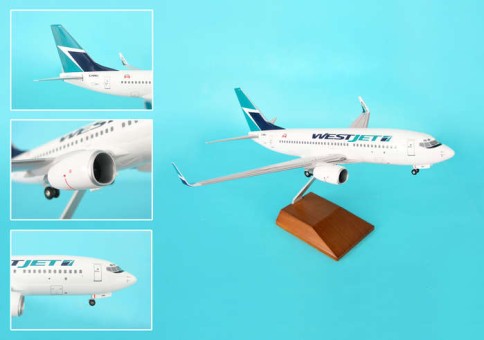 Westjet 737-700 With Wood Stand & Gear