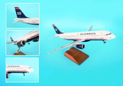 Us Airways A320 W/WOOD Stand & Gear Nc SKR8303