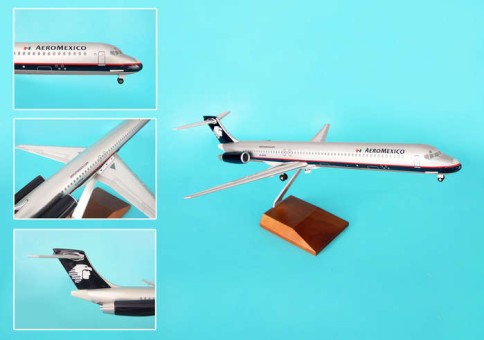 Aeromexico MD-80 Skymarks SKR8603 wood stand Stand & Gear scale 1:100