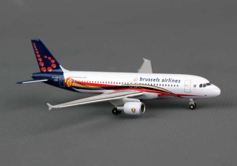 Brussels Airbus A320 "Red Devils" Herpa Wings HE526371 Scale 1:500