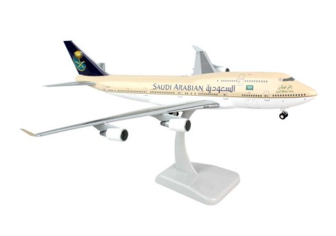 Saudi Arabian السعودية‎ 747-400 w/gear Reg# HZ-AIY Hogan HG0724G 1:200 