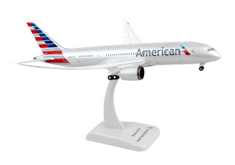 American 787-8 With Gears & Stand In-Flight  wings Hogan HG4975G Scale 1:200