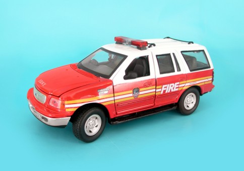NYC Vehicles FDNY Ford SUV, Fire Dept, NY76423 1:24 