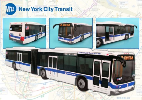 Metropolitan Transit Authority (MTA) New York City Transit Articulated Bus RT8563