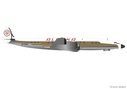Alaska Airlines Lockheed L-1649A Starliner N7316C Herpa Wings Metal Diecast HE573023 Scale 1:200 