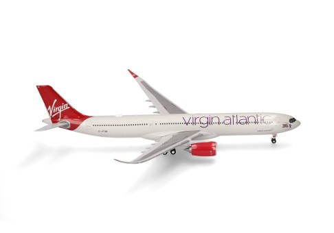 Virgin Atlantic Airbus A330-900neo G-VTOM Herpa Wings 572934 Plastic Model Scale 1:200