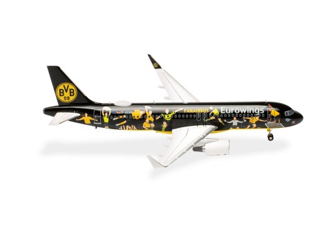 Eurowings Airbus A320neo BVB Fanairbus D-AEWM Die-Cast Herpa Wings 572750 Scale 1:200