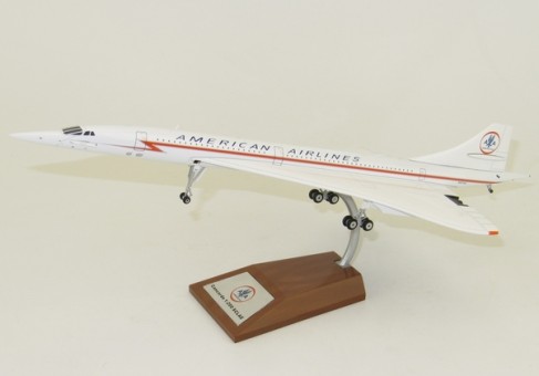 Concorde American Airlines Reg# N557AA With Stand InFlight IFCONC0916 Die-Cast 1:200