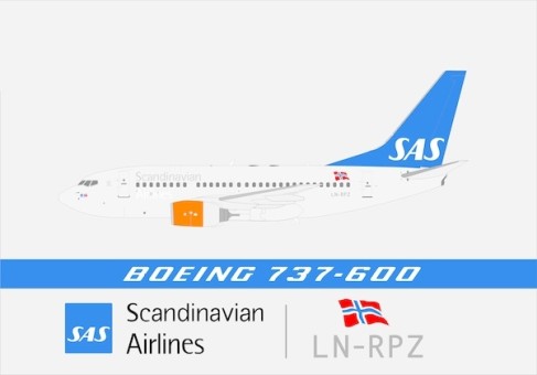 SAS Scandinavian B736 LN-RPZ "Bera Viking" die-cast models BOX18021 scale 1:400