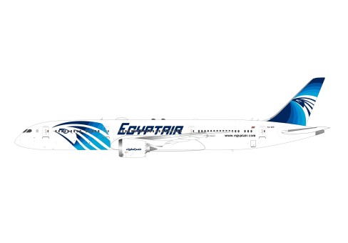 EgyptAir Boeing 787-9 Dreamliner SU-GER with stand die-cast Inflight IF789MS0519 scale 1:200