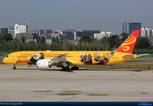 Hainan Airlines Kung Fu Panda B787-9 Dreamliner Reg# B-7302 Phoenix 04139 