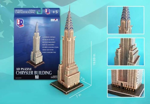 Chrysler Building 3D Puzzle 70 Pieces