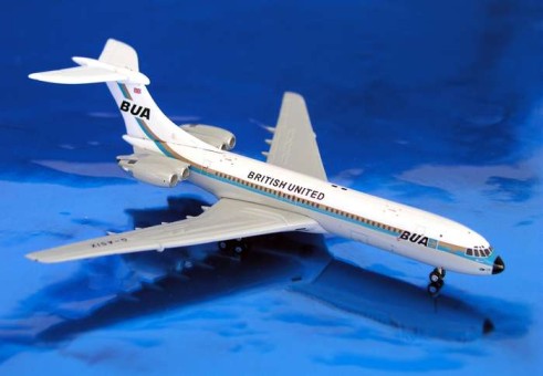 Rare! British United VC-10 Reg# G-ASIX die cast scale Gemini Jets 1:400 scale GJBUA693