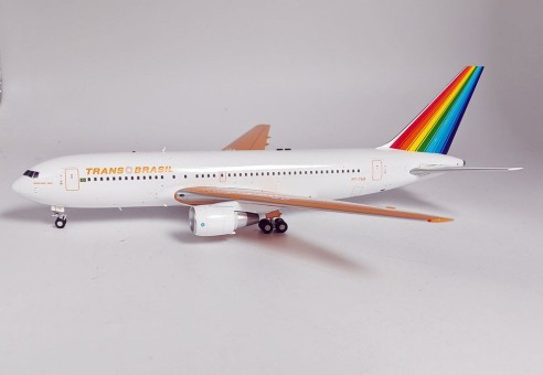 Tran Brazil Airlines Boeing 767-200 PT-TAB New Colors with stand IF762TR0823 InFlight Scale 1:200