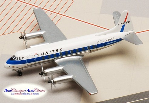 United Airlines Viscount 700 N7454