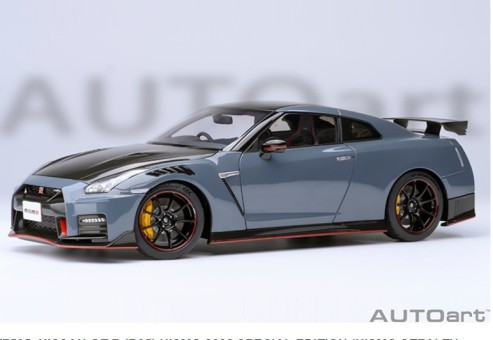 Nissan GT-R, (R35) Nismo 2022 Special Edition, Nismo Stealth Gray,  77505 Scale 1:18