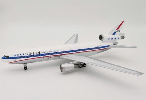 United Friendship DC-10-10 N1817U with stand Inflight IFDC100517PB scale 1:200