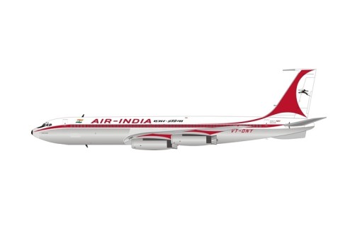 Air India Boeing 707-437 VT-DNY Polished With Stand Retro-ModelsInFlight RM2009P Scale 1:200