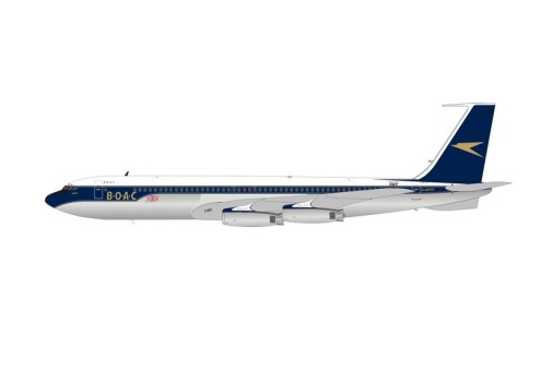 BOAC Boeing 707-436 Polished G-APFF With Stand and Collectors Coin With Stand ARDBA29P Scale 1:200