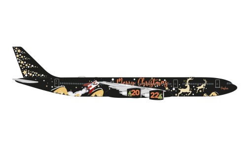 Herpa Christmas Plane Airbus A340-500 Herpa 536592 Die-Cast Scale 1:500