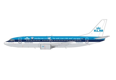 KLM Boeing 737-300 PH-BDD "The World Is Just a Click Away" JC Wings JC2KLM0139 scale 1:200 