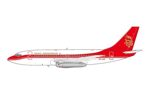 Misc Dgn Air Dragonair Boeing 737-200 VR-HKP JC Wings EW4732001 Scale 1:400