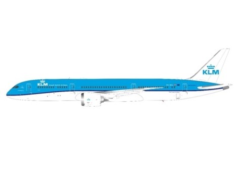 KLM Royal Dutch Boeing 787-9 Dreamliner PH-BHL With Stand JFox/Inflight JF-A787-9-003 Scale 1:200