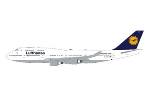 Lufthansa Boeing 747-430 D-ABVX with stand B-Models / Inflight JF-747-4-060 scale 1:200