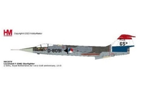 Royal Netherlands Air Force F-104G Starfighter 1978 Hobby Master HA1074 Scale 1:72