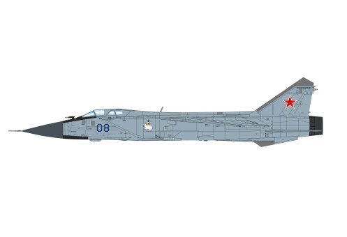 Russian Air Force MiG-31B Foxhound Blue 08 (early version) Микоян МиГ-31 Hobby Master HA9702 Scale 1:72