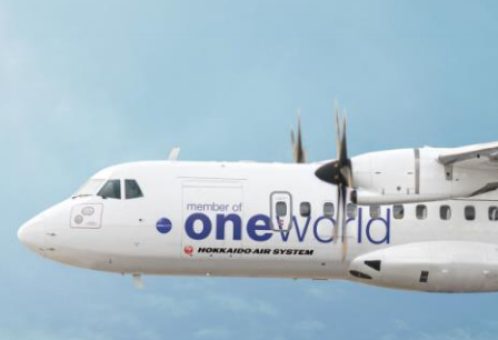 JAL HAC Hokkaido Air System ATR 42-600 JA13HC OneWorld JC Wings EW2AT4004 scale 1:200