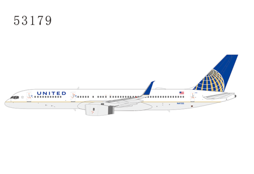 United Boeing 757-200 N41135 merger colors with upgraded winglets die-cast NG Models 53179 scale 1400
