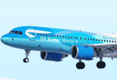 British Airways Airbus A320neo G-TTNA Better World JCWing EW232N007 scale 1:200