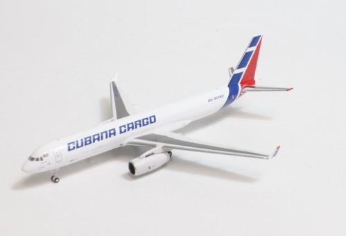  New Mould!  Cubana Cargo Tupolev TU-204-100CE CU-C1703 die-cast by Panda models 202117 scale 1:400