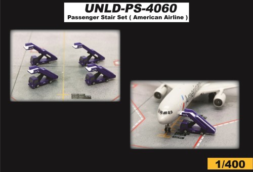 American passenger stair set of 4 UNLD-PS-4060 by Fantasy Wings Scale 1:400