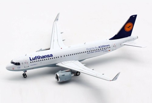 Lufthansa "First to Fly Airbus A320neo" A320-271 D-AINA With Stand By Aviation200 WB2005 Scale 1:200