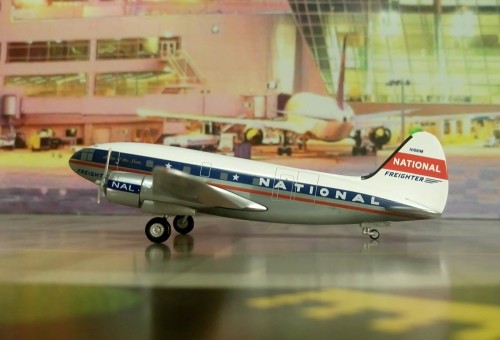 National Airlines Freighter Curtiss C-46 N1661M Aeroclassics AC219377 Western scale 1-200
