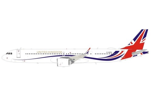 United Kingdom Airbus A321neo G-XATW Panda Model 202111 scale 1:400
