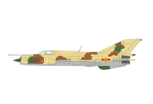 Vietnam MiG-21PMF 927th Fighter Regiment Socialist Republic of Vietnam 1979 Hobby Master HA0109 Scale 1:72