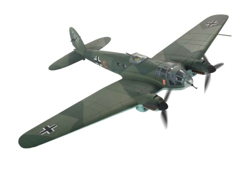 Heinkel, He111P, Restored at Norwegian Armed Forces Aircraft Collection at Gardermoen, Oslo Corgi Aviation AA33714 Scale 1:72