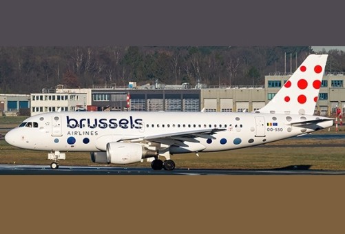 Brussels Airlines Airbus A319 OO-SSO JC Wings JC2BEL0272 scale 1:200