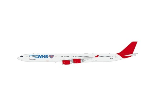 Maleth Aero Airbus A340-600 9H-PPE "Thank you NHS" JC Wings JC4MLT486 Scale 1:400 