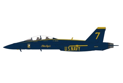 Blue Angels US NAvy F/A-18 Super Hornet 2021 “75th Anniversary” Hobby Master HA5128 Scale 1:72