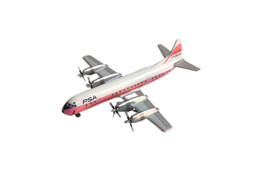 PSA Lockheed L-188F Electra N171PS AeroClassics AC411129 Scale 1:400