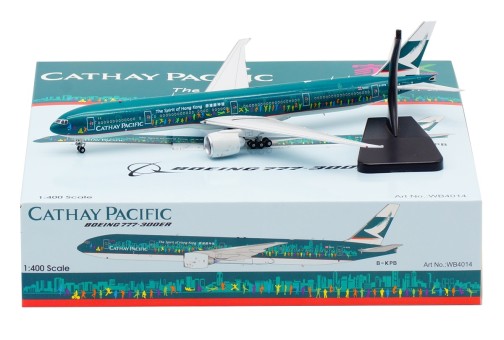Misc CP Airline Boeing 777-300ER B-KPB with stand Aviation400 WB4014 scale 1:400