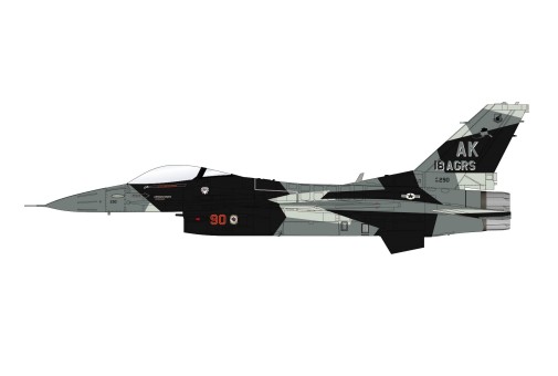 F-16C Fighting Falcon "BDU Splinter" 354th Wing 18th AGRS Eielson AFB Alaska 2018 Hobby Master HA38004 scale 1:72