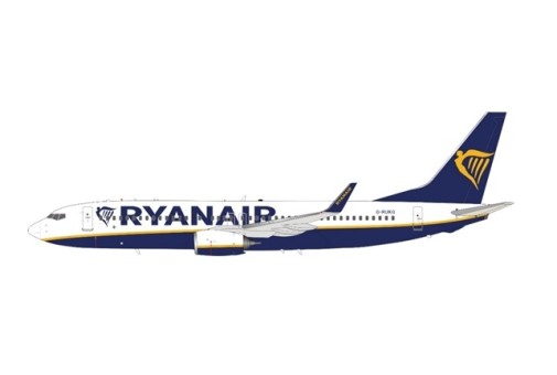 Ryanair UK Boeing 737-8K2 G-RUKG PH-HSI InFlight/JFox JF-737-8-021 Scale 1:200